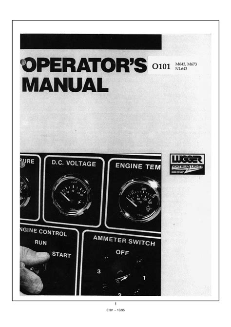 OPERATOR'S MANUAL 